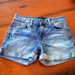 Denim shorts
